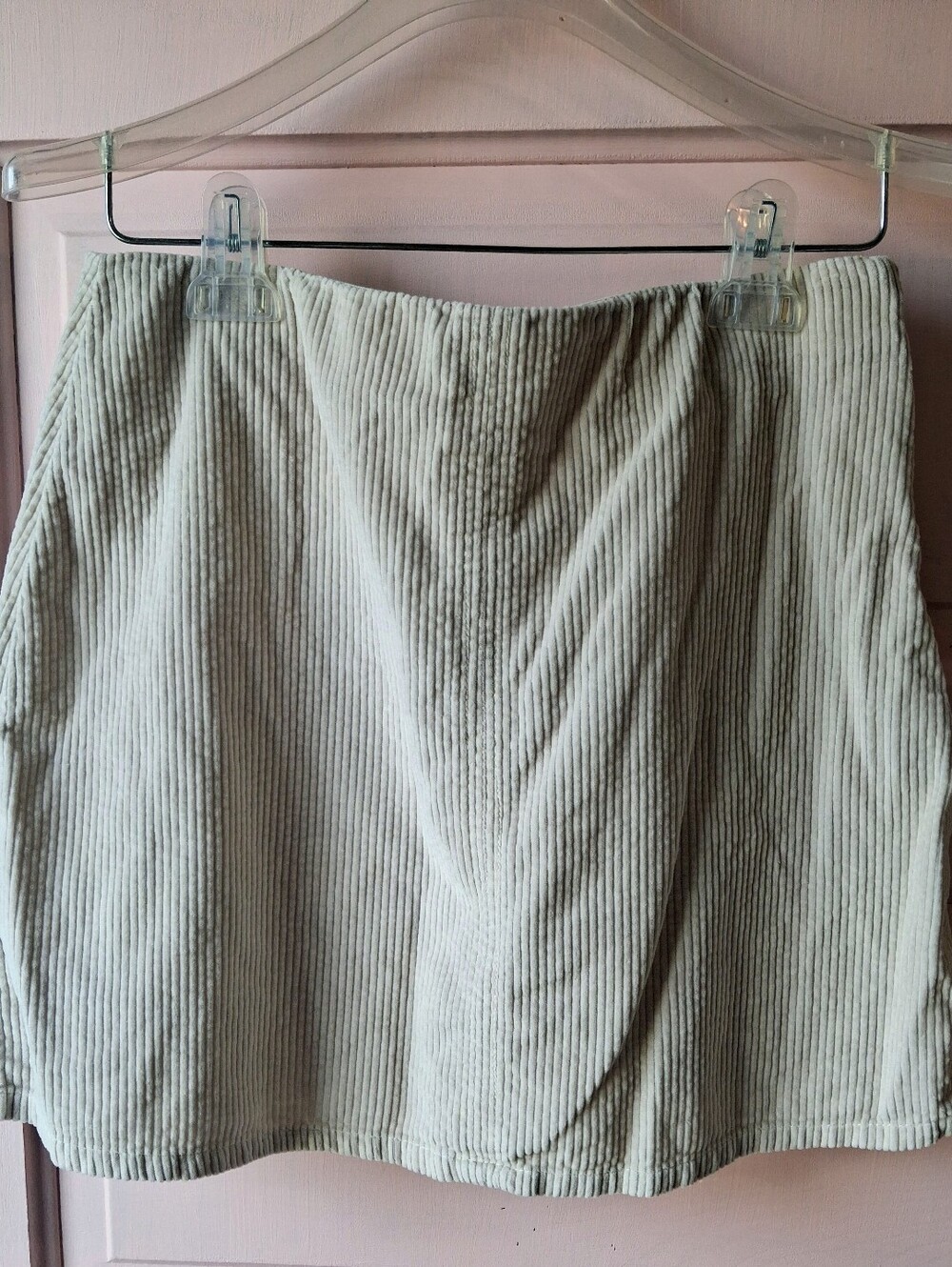 American Eagle Outfitters Corduroy Mini Skirt in Beige